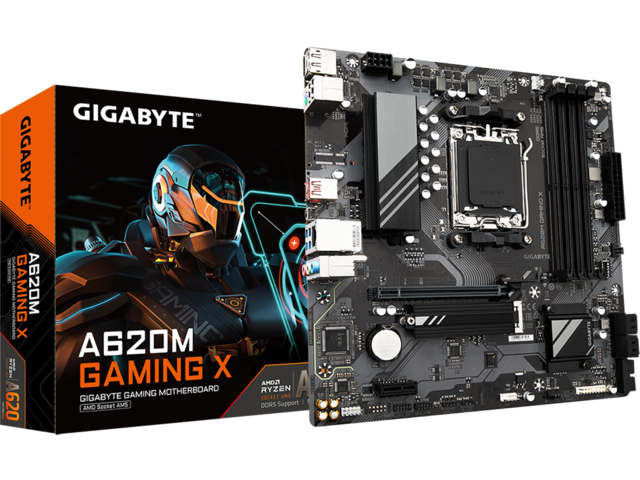 Дънни платки GIGABYTE A620M GAMING X