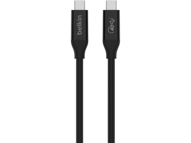 Кабели и Адаптери Belkin CONNECT USB4 Cable 0.8M - Black