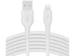 Кабели и Адаптери Belkin BOOST CHARGE Flex Silicone cable USB-A to Lightning - 1M - White