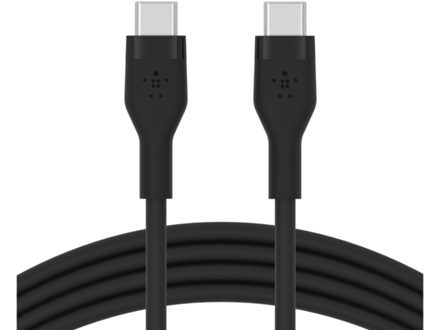 Кабели и Адаптери Belkin BOOST CHARGE Flex Silicone cable USB-C to USB-C 2.0 - 1M - Black