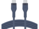 Кабели и Адаптери Belkin BOOST CHARGE Flex Silicone cable USB-C to USB-C 2.0 - 1M - Blue
