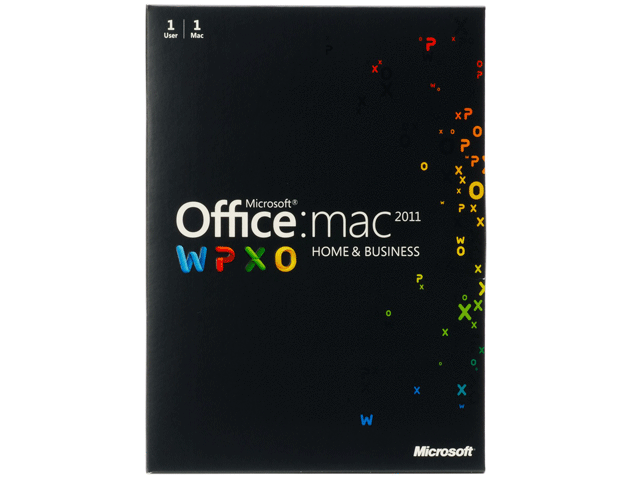Офис програми Office Home and Business 2011 за  операционна система Mac