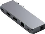 USB Хъб Satechi Aluminium Pro Hub Mini , Space Grey