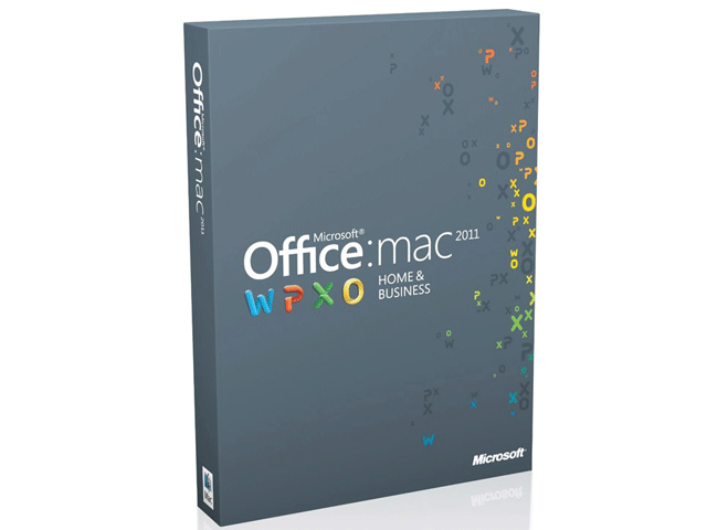 Офис програми Office Home and Business 2011 за  операционна система Mac
