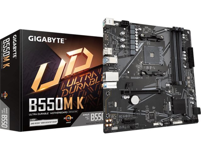 Дънни платки GIGABYTE B550M K