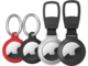 Джаджи Next One Silicone Clips & Aluminium Carabiners for AirTag - 4 pack
