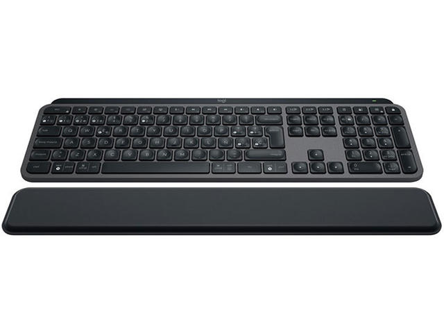 Клавиатури Logitech MX Keys S with Palm rest, Graphite US International