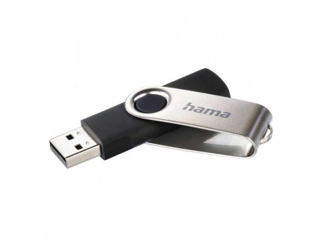 USB памети Hama "Rotate" USB Stick, 128GB, в черно