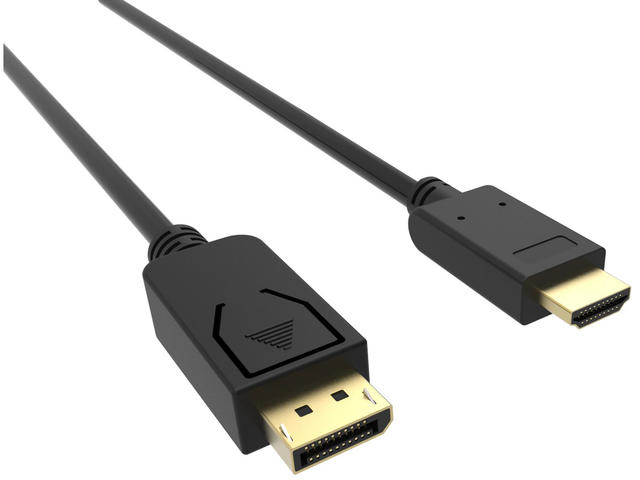 Кабели и Адаптери VCom Кабел Display Port M / HDMI M - 4K 60Hz - CG609-1.8m