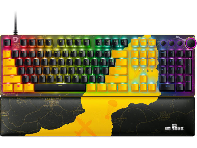 Клавиатури Razer Huntsman V2 - Linear Optical Switch - US - PUBG: BATTLEGROUNDS Edition