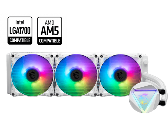 Охладители MSI MAG CORELIQUID 360R V2 WHITE