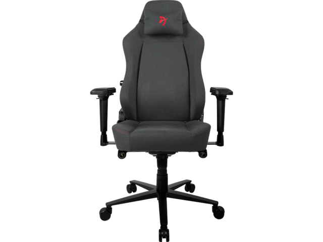 Геймърски столове Arozzi Primo Woven Fabric - Black - Red logo