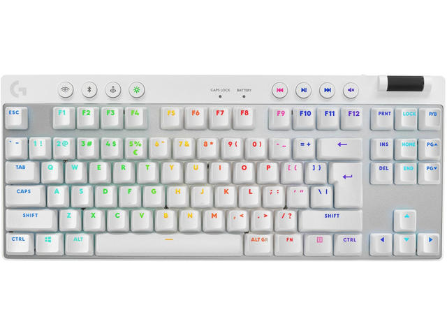Клавиатури Logitech G PRO X TKL, US, White