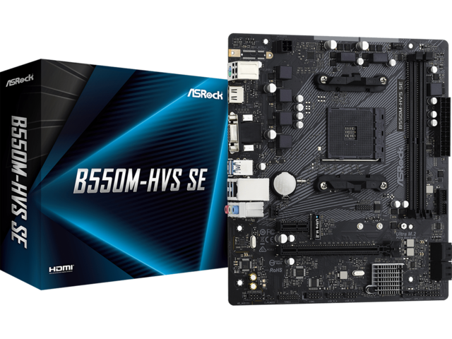 Дънни платки ASRock B550M-HVS SE