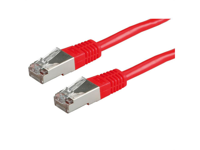 Кабели и Адаптери  VALUE 21.99.1361 :: S/FTP Patch кабел, Cat.6, PiMF, 5 м, Червен