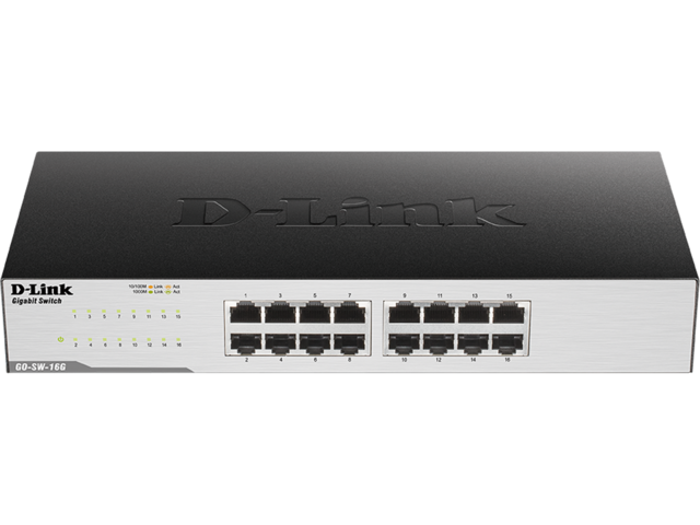 Мрежово оборудване D-Link GO-SW-16G