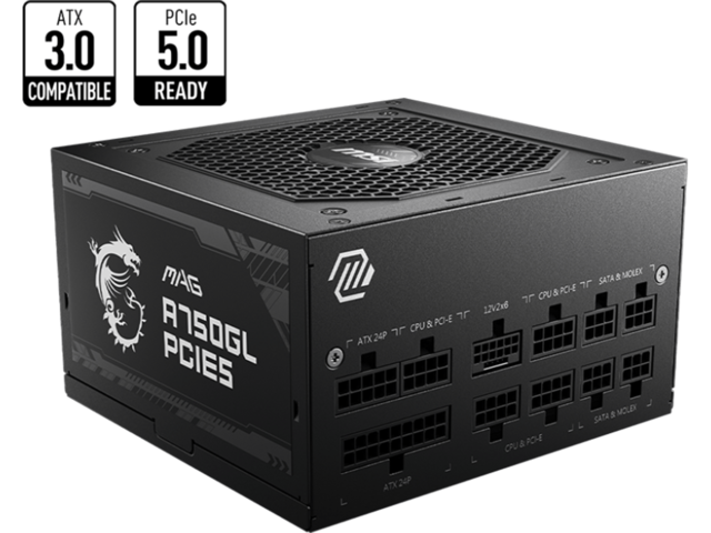 Захранвания за компютри MSI MAG A750GL ATX 3.1 PCIE5