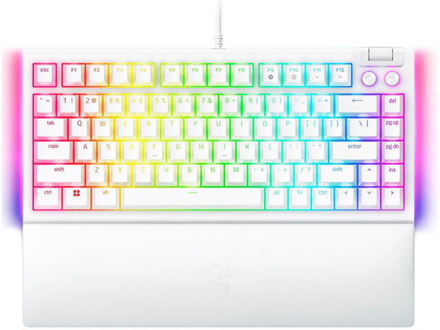 Клавиатури Razer BlackWidow V4 75% - US - White