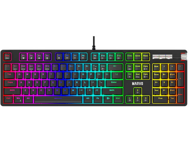 Клавиатури Marvo KG948, Blue switches