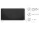 Падове Natec Colors Series Obsidian Black 800x400 мм