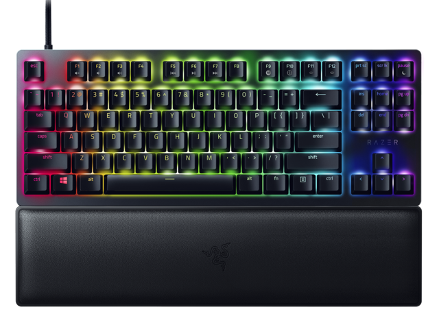 Клавиатури Razer Huntsman V2 Tenkeyless, Clicky Optical Switch, US Layout