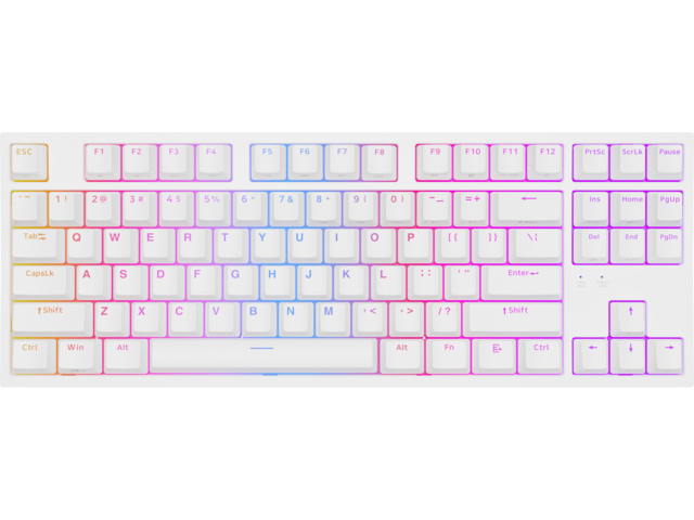 Клавиатури Genesis Thor 404 TKL White, US Layout Yellow Switch