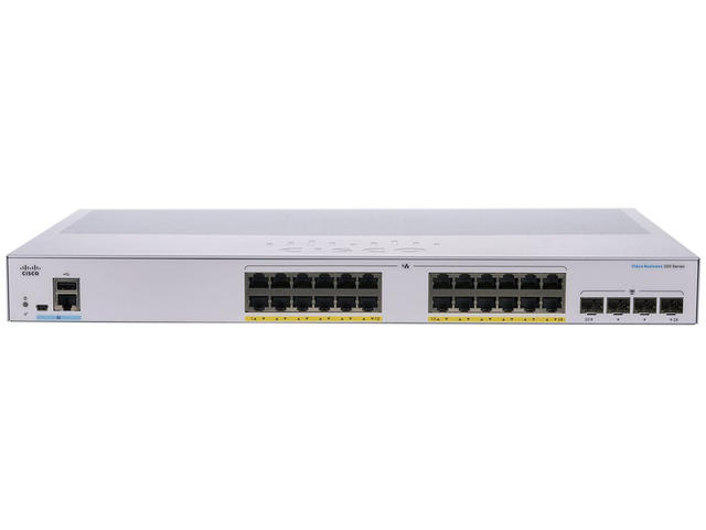 Мрежово оборудване Cisco CBS350-24P-4X-EU