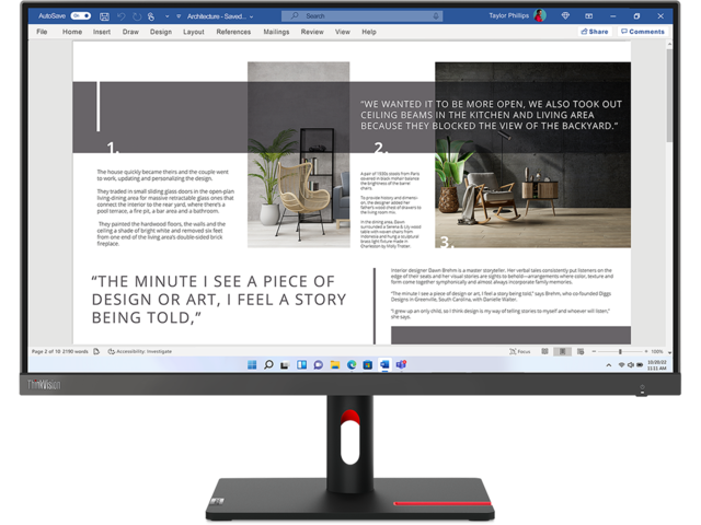 Монитори Lenovo ThinkVision S27i-30