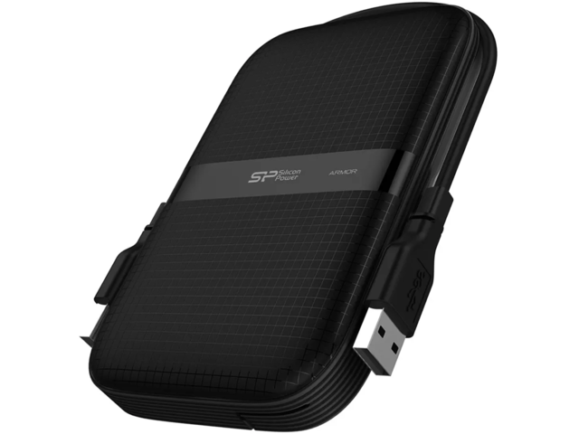 Външни HDD 1ТB Silicon Power Armor A60 Black/Black