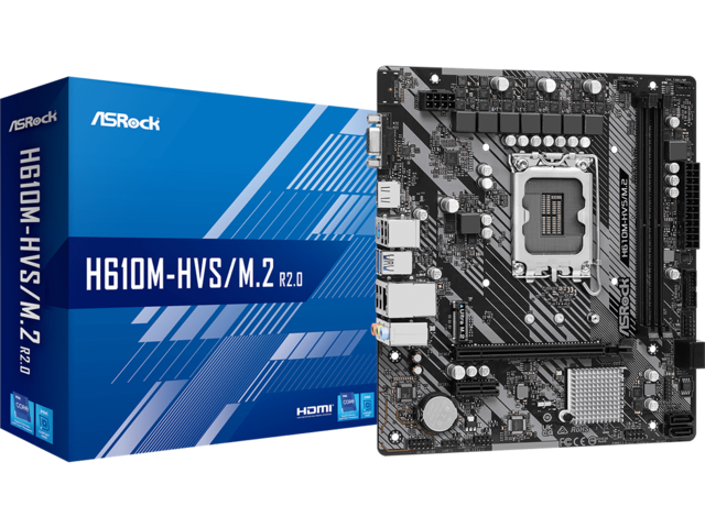 Дънни платки ASRock H610M-HVS/M.2 R2.0