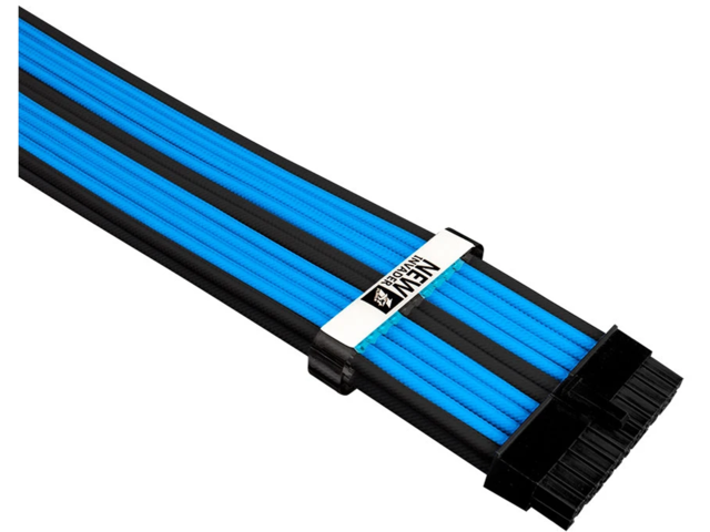 Кабели за компоненти 1stPlayer Custom Modding Cable Kit Black/Blue - ATX24P, EPS, PCI-e