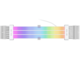 Кабели за компоненти 1stPlayer Extension Modding Cable M/B 24PIN Addressable RGB White