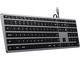 Клавиатури Satechi Slim W3 Wired Backlit Keyboard, US - Space Grey