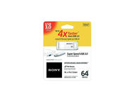 USB памети 64GB Sony Micro Vault Click, бяла