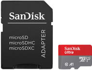 Карти памет SANDISK Ultra microSDXC 128GB + SD Adapter 100MB/s Class 10 UHS-I