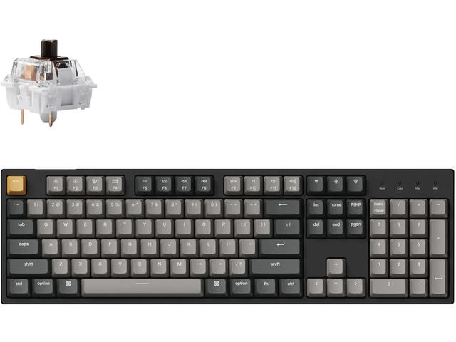 Клавиатури Keychron C2 Pro QMK/VIA Full-Size Keychron K Pro Brown Switch White Backlight