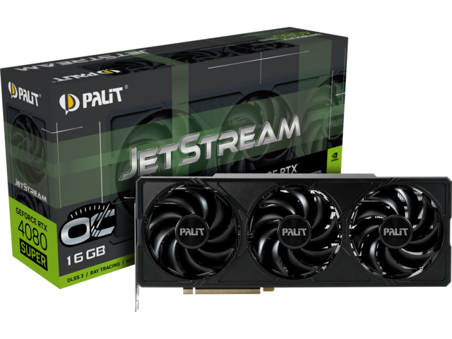 Видео карти Palit GeForce RTX 4080 SUPER JetStream OC 16GB