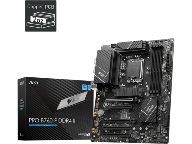 Дънни платки MSI PRO B760-P DDR4 II