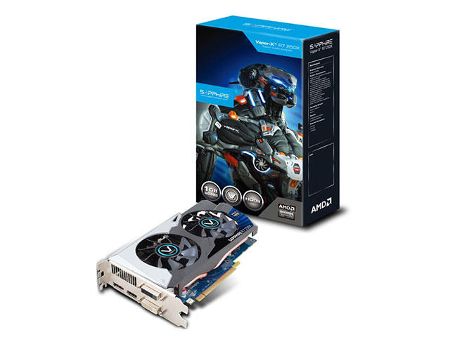Видео карти SAPPHIRE VAPOR-X R7 250X 1GB GDDR5