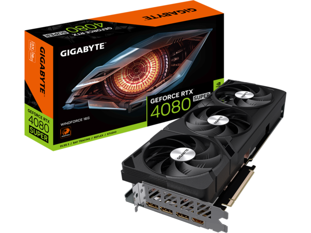 Видео карти GIGABYTE GeForce RTX 4080 SUPER WINDFORCE 16GB