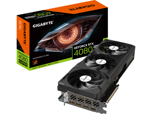 Видео карти GIGABYTE GeForce RTX 4080 SUPER WINDFORCE V2