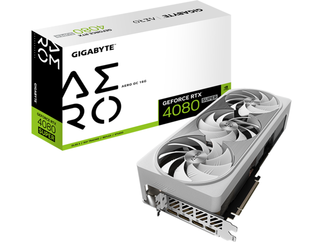 Видео карти GIGABYTE GeForce RTX 4080 SUPER AERO OC 16GB
