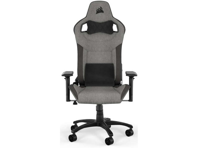 Геймърски столове CORSAIR T3 Rush 2023 Fabric Gaming Chair - Grey and Charcoal