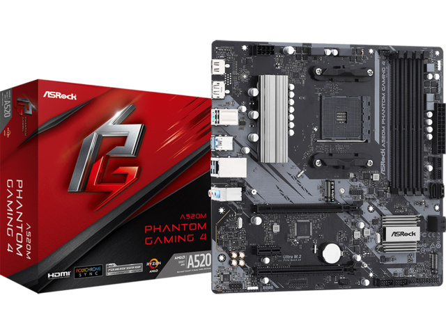 Дънни платки ASRock A520M PHANTOM GAMING 4