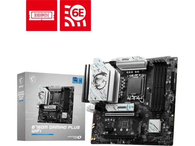 Дънни платки MSI B760M GAMING PLUS WIFI 
