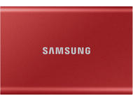 Външни SSD 2TB Samsung Portable SSD T7 Metallic Red
