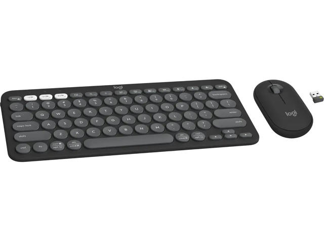 Клавиатури Logitech Pebble 2 Combo - Tonal Graphite US