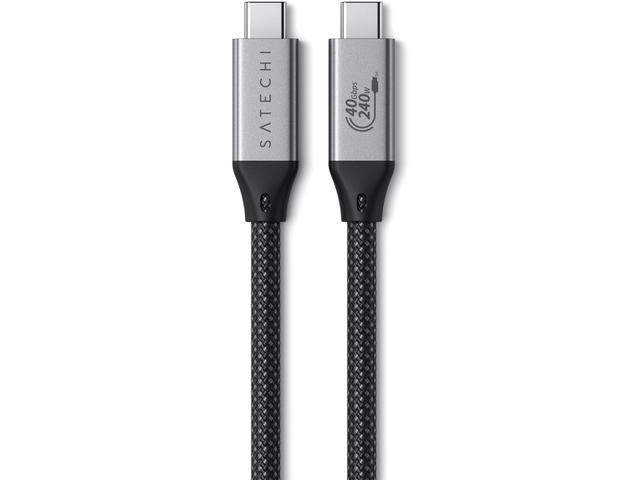 Кабели и Адаптери Satechi USB4 Pro оплетен кабел 1,2 м - черен