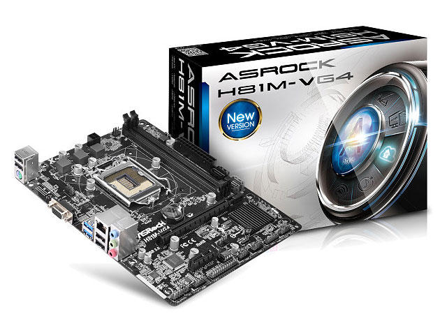 Дънни платки ASRock H81M-VG4
