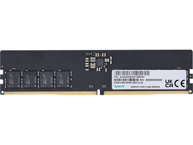 Оперативна памет 16GB DDR5 4800 MHz Apacer Desktop Memory Module